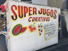 Hand-Painted Sign in Mexico