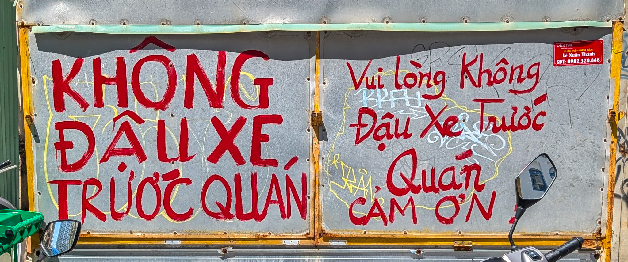 Không Đậu Xe Trước Quán
