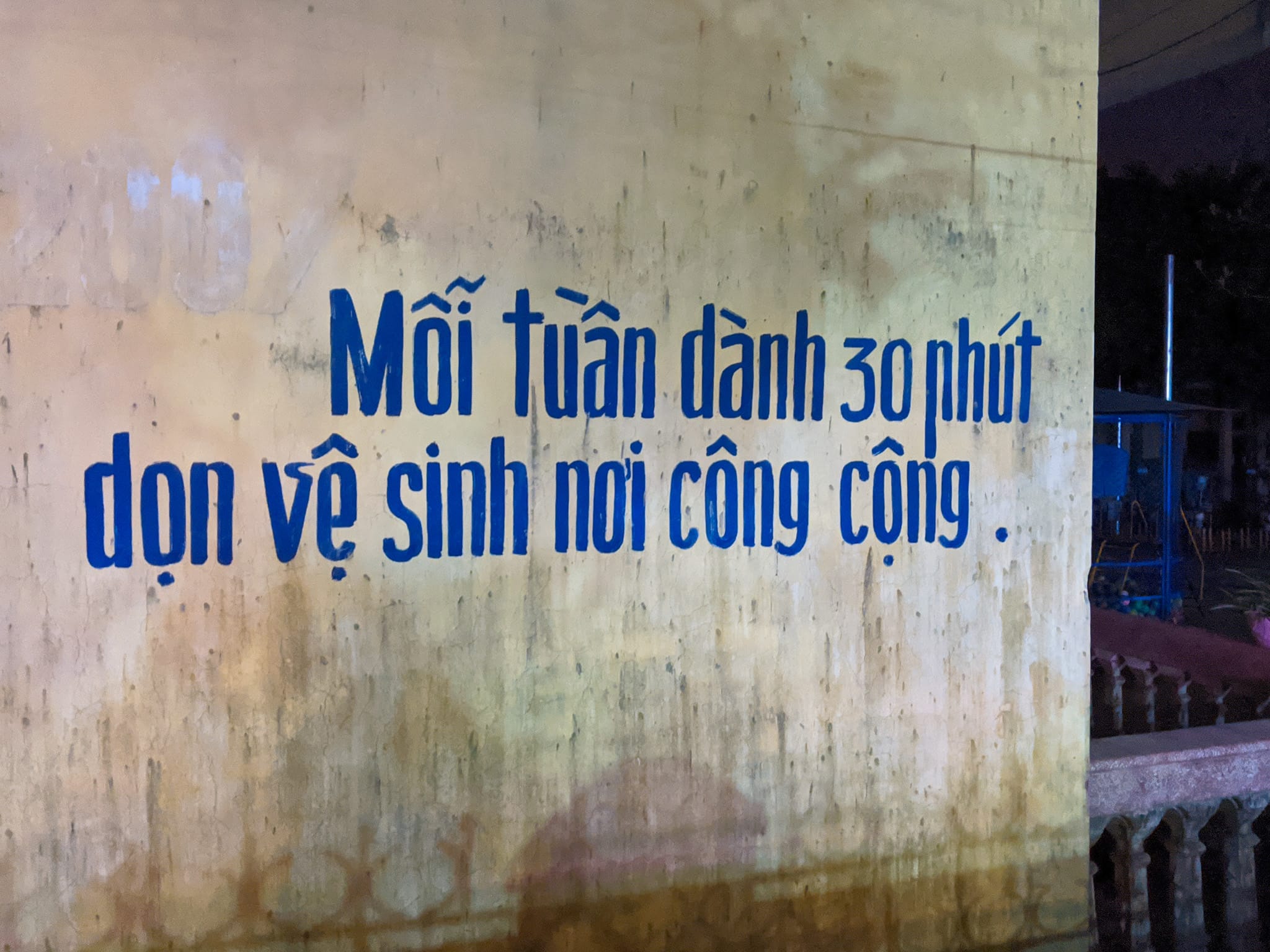 Mỗi Tuần Dành 30 Phút Dọn Vệ Sinh Nơi Công Cộng